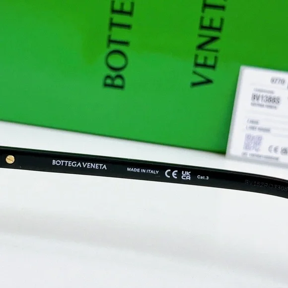 Bottega Veneta Black Eyeglasses